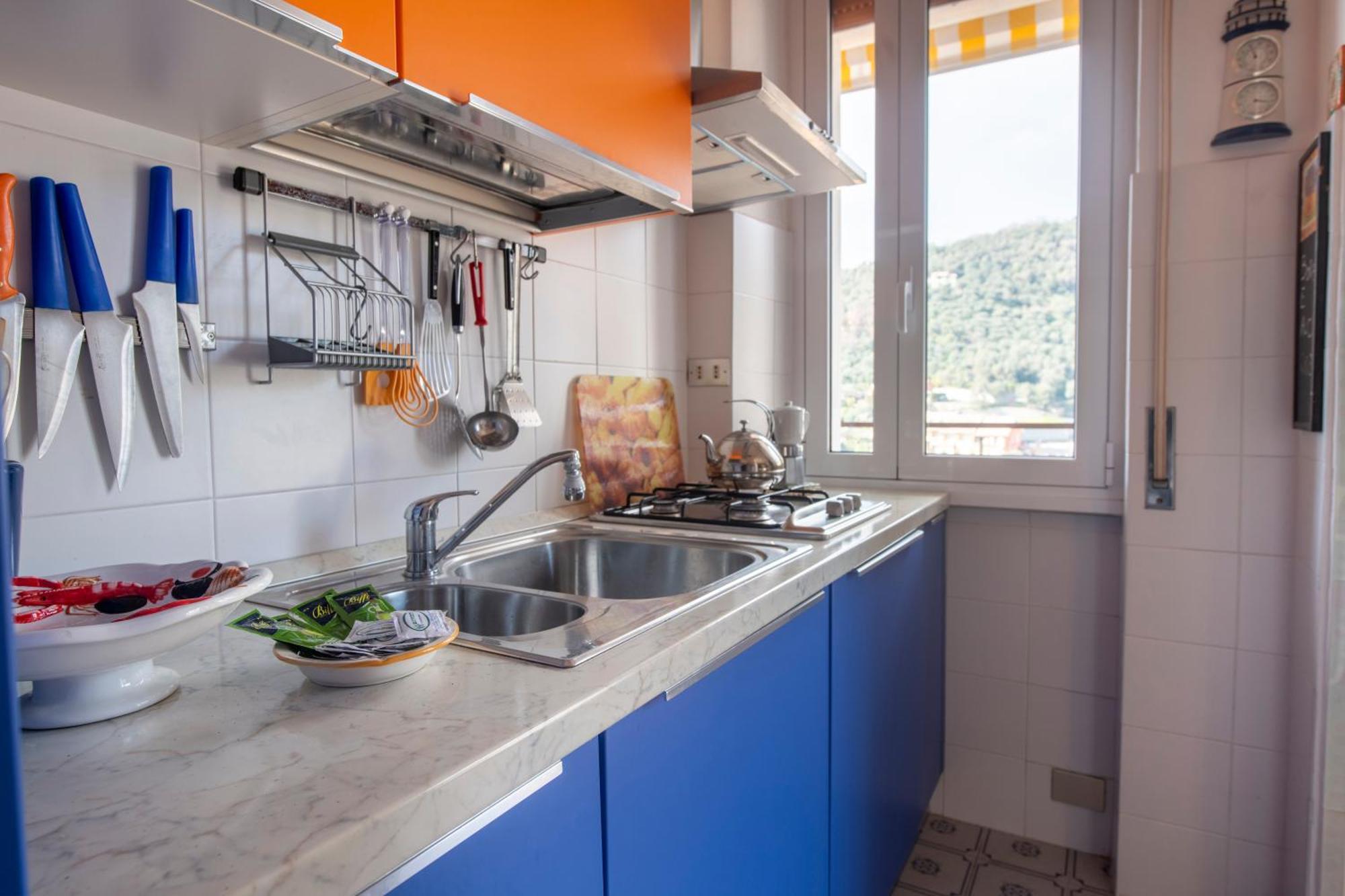 Apartmán 239 - Casa Del Sole Vista Mare Moneglia - 5Minuti A Piedi Dal Mare - Parcheggio Privato Exteriér fotografie