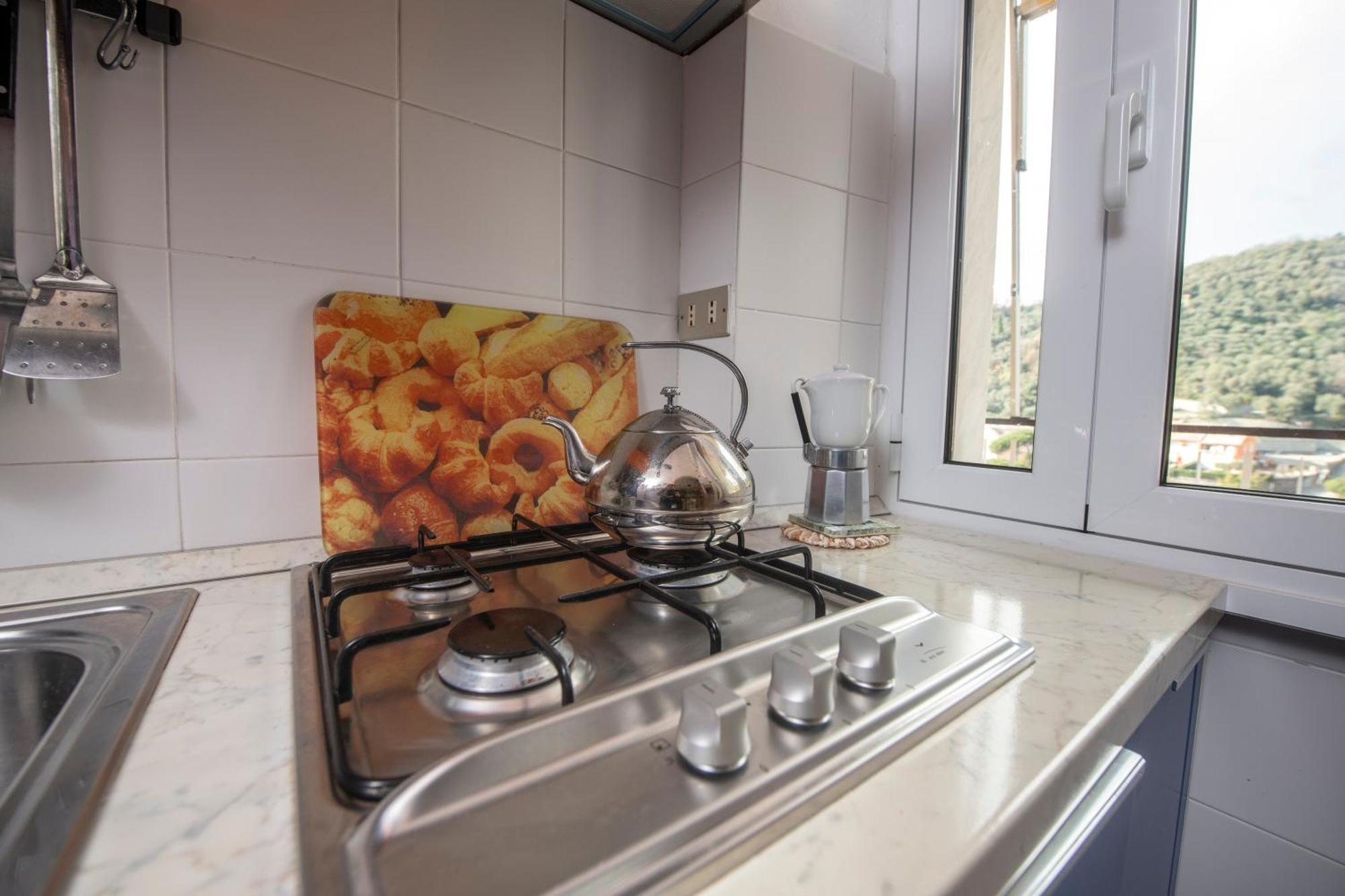 Apartmán 239 - Casa Del Sole Vista Mare Moneglia - 5Minuti A Piedi Dal Mare - Parcheggio Privato Exteriér fotografie