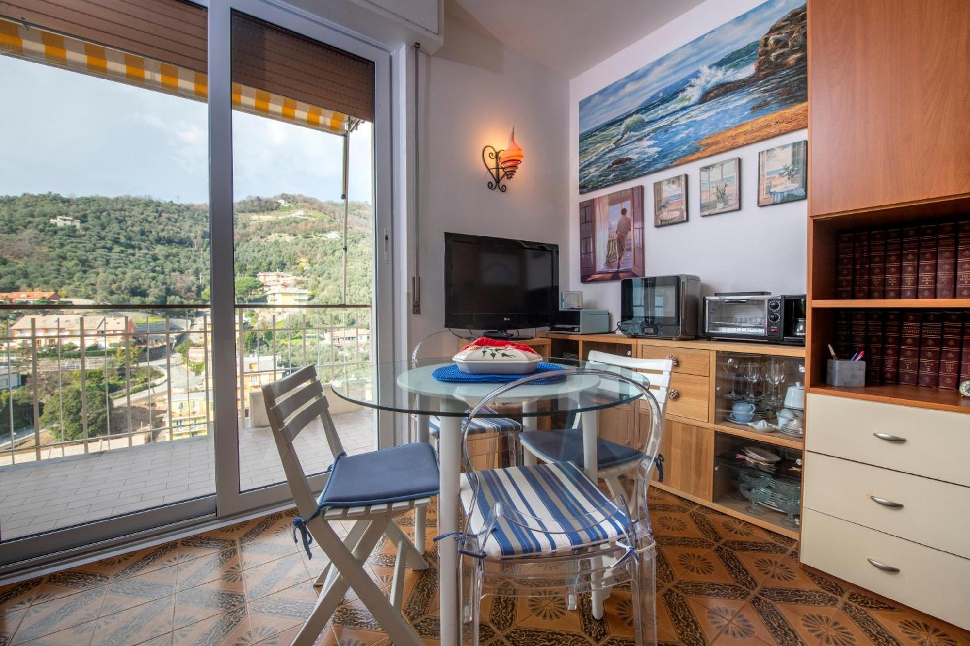 Apartmán 239 - Casa Del Sole Vista Mare Moneglia - 5Minuti A Piedi Dal Mare - Parcheggio Privato Exteriér fotografie